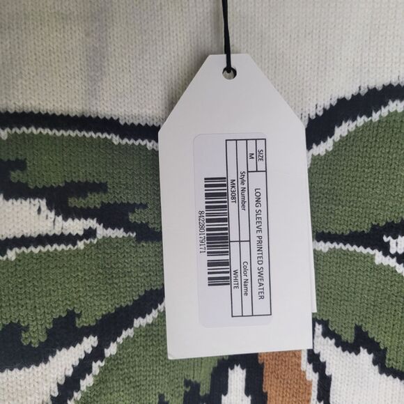 NWT Palm Tree Sweater by English Factory Size Medium - Picture 4 of 4